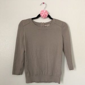 Banana Republic Petite M Tan Long Sleeve Top